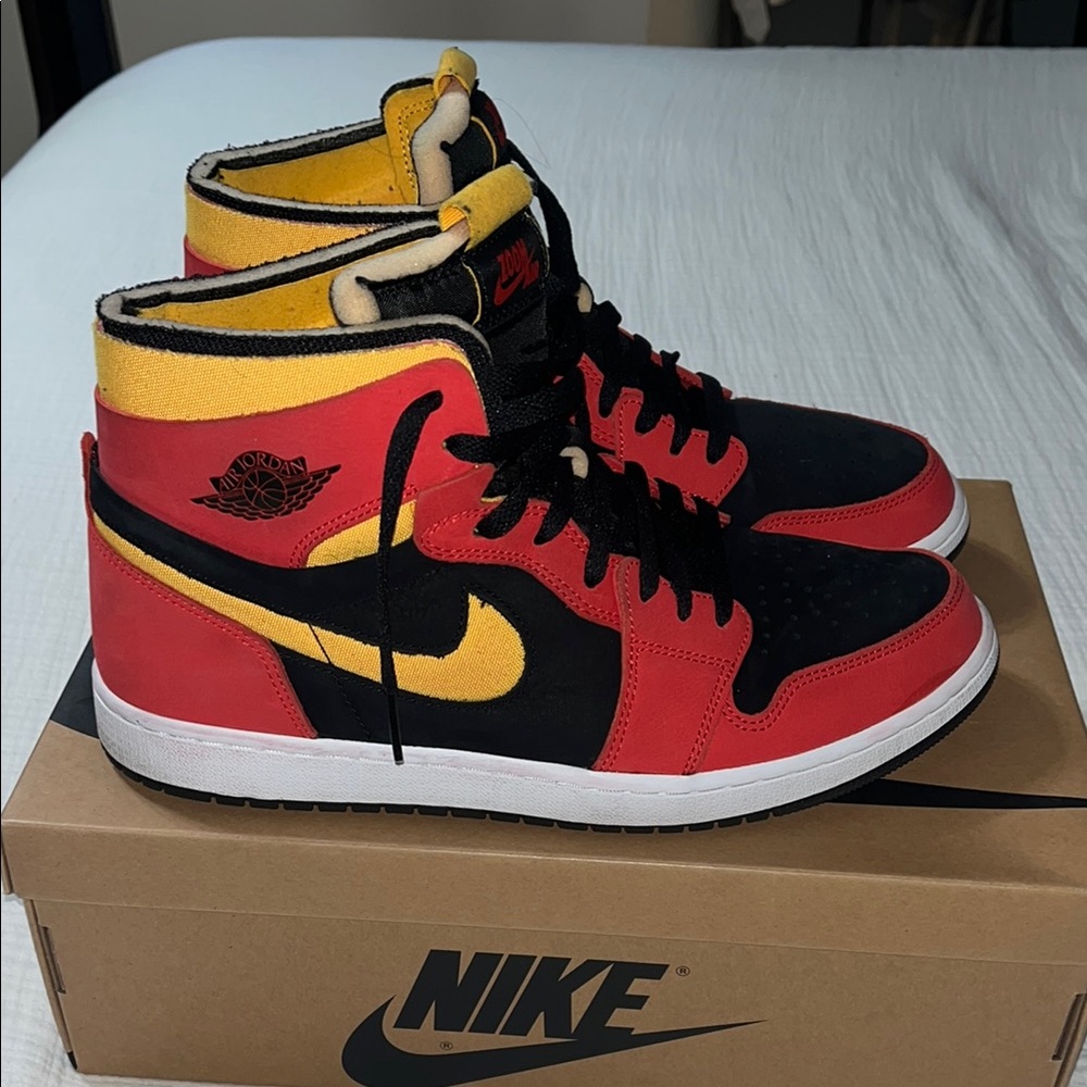 Used Nike Jordan 1 High Zoom Air CMFT Black Chile Red